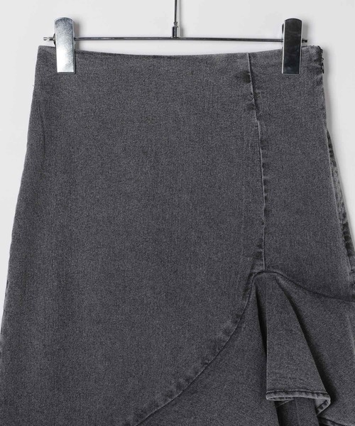 Heather（ヘザー）の「デニムフリルロングスカート　653942（デニムスカート・レディース・グレー/ブルー系その他/ライトブルー・M/S）」の13枚目の写真