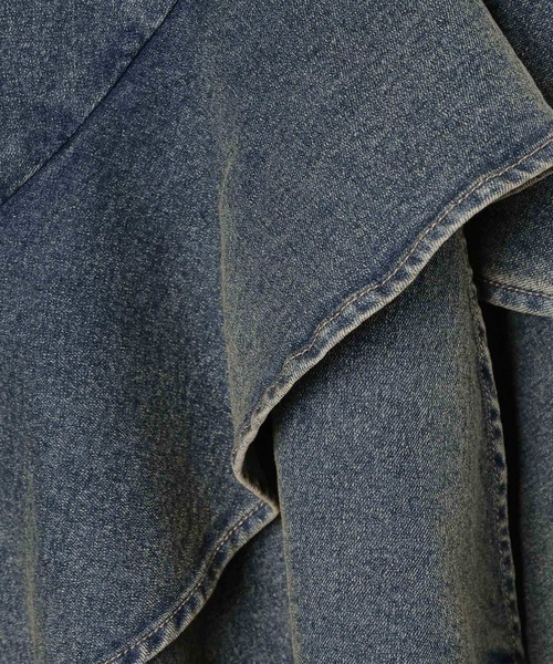 Heather（ヘザー）の「デニムフリルロングスカート　653942（デニムスカート・レディース・グレー/ブルー系その他/ライトブルー・M/S）」の17枚目の写真