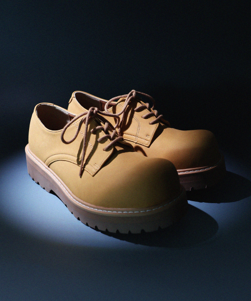 FIRENZE ATELIER（フィレンツェアトリエ）の「[SECOND.A] V2 バルーントキャジュアルダービーシューズ 2NDF5400NB [TAN]（ドレスシューズ・メンズ・タン・24cm/25cm/26cm/27cm/28cm）」の2枚目の写真