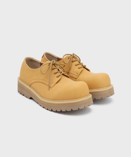 FIRENZE ATELIER（フィレンツェアトリエ）の「[SECOND.A] V2 バルーントキャジュアルダービーシューズ 2NDF5400NB [TAN]（ドレスシューズ・メンズ・タン・24cm/25cm/26cm/27cm/28cm）」の3枚目の写真