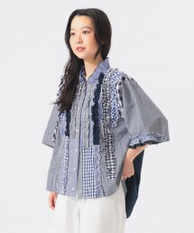 TORI-TO（トリト）の「【別注】TORI-TO / ギンガム フリル シャツ（シャツ/ブラウス）」