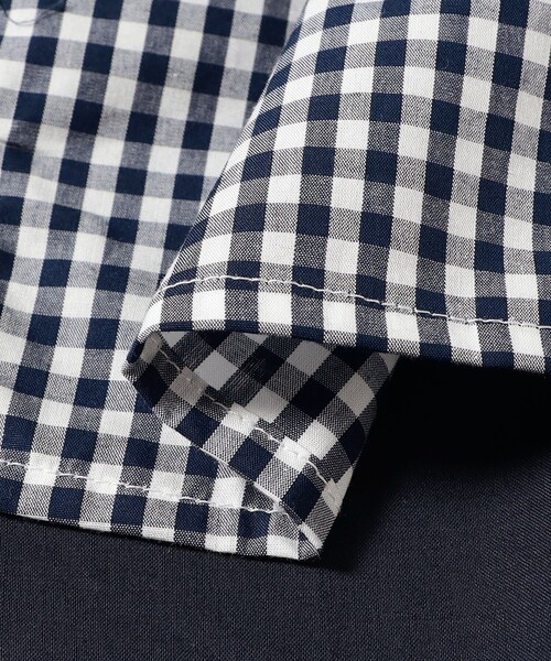 TORI-TO(トリト)の「【別注】TORI-TO / ギンガム フリル シャツ(シャツ/ブラウス・レディース・ブラック/ブルー・ONE SIZE)」の22枚目の写真