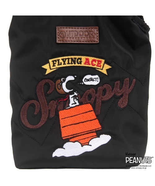 OUTDOOR PRODUCTS（アウトドアプロダクツ）の「ミニショルダー ポリエステル　PEANUTSコレクション スヌーピー（ショルダーバッグ・レディース・ライトグレー/ベージュ系その他/レオパード/ブラック・FREE）」の17枚目の写真