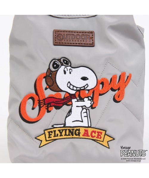 OUTDOOR PRODUCTS（アウトドアプロダクツ）の「ミニショルダー ポリエステル　PEANUTSコレクション スヌーピー（ショルダーバッグ・レディース・ライトグレー/ベージュ系その他/レオパード/ブラック・FREE）」の18枚目の写真