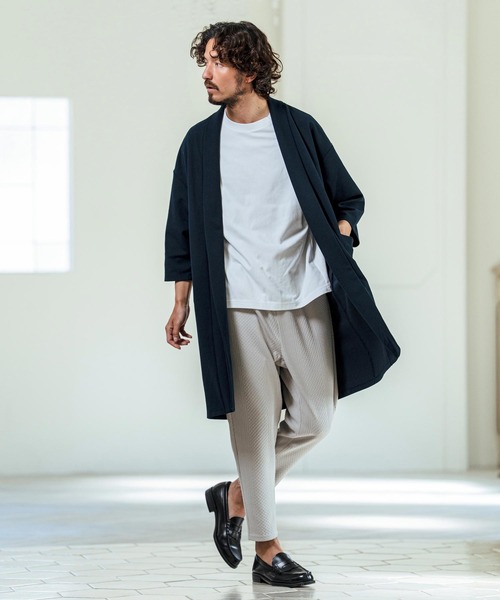 Magine(マージン)の「mp14662- Textured Poly Knit Stretch Easy Tapered Pants イージーテーパードパンツ(MGN-261-035)(その他パンツ・メンズ・ライトグレー/チャコール/ブラック・46/44/48)」の9枚目の写真