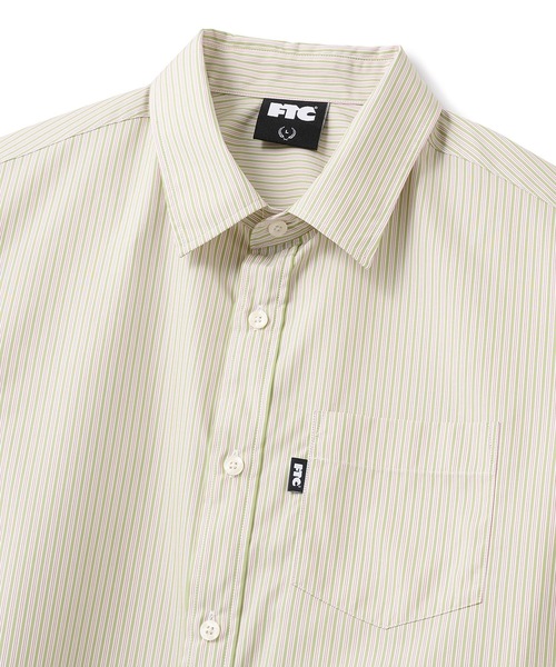FTC（エフティーシー）の「STRIPE SHIRT（シャツ/ブラウス・メンズ・ブルー/グリーン/イエロー・LARGE/MEDIUM/X-LARGE）」の4枚目の写真