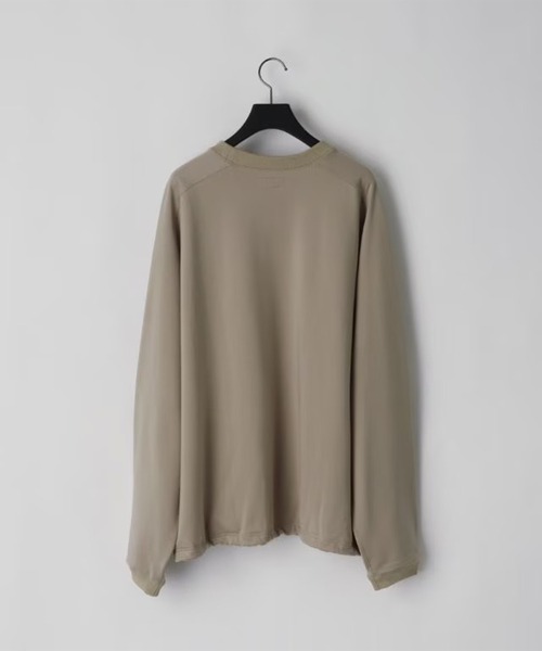 KANEMASA PHIL.(カネマサフィル)の「【KANEMASA PHIL./カネマサフィル】28G Cupro Freedom Sleeve Pullover(Tシャツ/カットソー・メンズ・ホワイト/ベージュ/ブラック・L/M)」の6枚目の写真