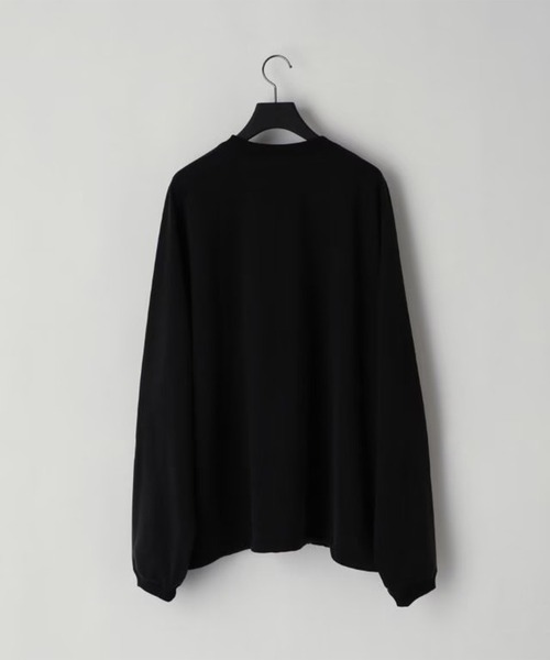 KANEMASA PHIL.(カネマサフィル)の「【KANEMASA PHIL./カネマサフィル】28G Cupro Freedom Sleeve Pullover(Tシャツ/カットソー・メンズ・ホワイト/ベージュ/ブラック・L/M)」の5枚目の写真