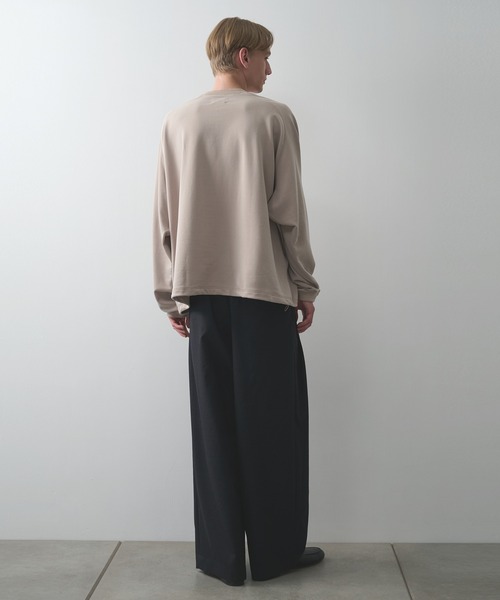 KANEMASA PHIL.(カネマサフィル)の「【KANEMASA PHIL./カネマサフィル】28G Cupro Freedom Sleeve Pullover(Tシャツ/カットソー・メンズ・ホワイト/ベージュ/ブラック・L/M)」の18枚目の写真