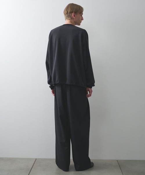 KANEMASA PHIL.(カネマサフィル)の「【KANEMASA PHIL./カネマサフィル】28G Cupro Freedom Sleeve Pullover(Tシャツ/カットソー・メンズ・ホワイト/ベージュ/ブラック・L/M)」の14枚目の写真