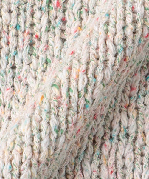 Jines(ジネス)の「カラーネップローゲージプルオーバー(ニット/セーター・レディース・ネイビー/グリーン/アイボリー/ライトグリーン・38)」の21枚目の写真