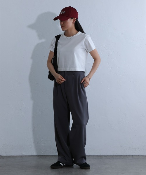 paradigm(パラダイム)の「【paradigm】サイロ天竺コンパクトTWS(Tシャツ/カットソー・レディース・ホワイト/ブラック/チャコールグレー・SMALL/MEDIUM)」の19枚目の写真