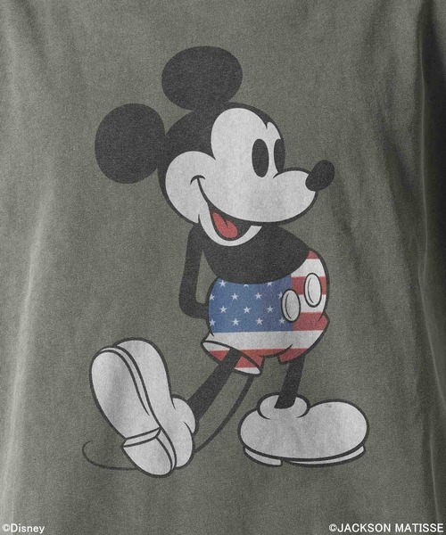 JACKSON MATISSE（ジャクソンマティス）の「【JACKSON MATISSE/BAYFLOW】「ミッキーマウス」デザインTシャツ［ユニセックス］（Tシャツ/カットソー・メンズ・オレンジ/チャコール/オフホワイト・MEDIUM/LARGE）」の16枚目の写真
