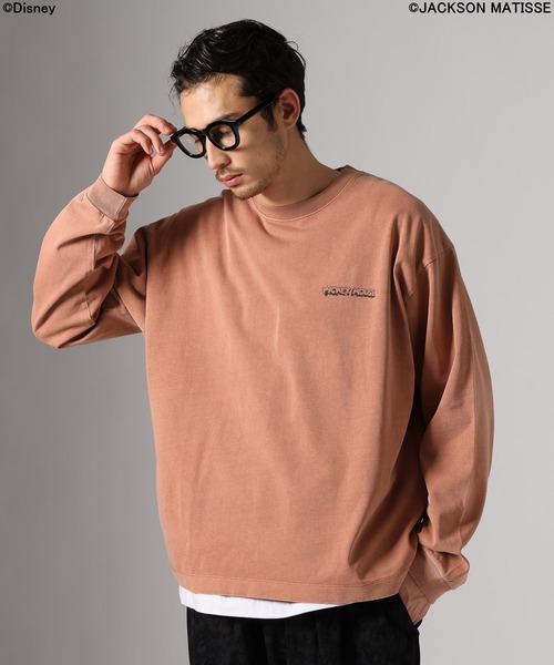 JACKSON MATISSE（ジャクソンマティス）の「【JACKSON MATISSE/BAYFLOW】「ミッキーマウス」デザインTシャツ［ユニセックス］（Tシャツ/カットソー・メンズ・オレンジ/チャコール/オフホワイト・MEDIUM/LARGE）」の19枚目の写真