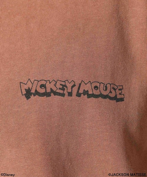 JACKSON MATISSE（ジャクソンマティス）の「【JACKSON MATISSE/BAYFLOW】「ミッキーマウス」デザインTシャツ［ユニセックス］（Tシャツ/カットソー・メンズ・オレンジ/チャコール/オフホワイト・MEDIUM/LARGE）」の20枚目の写真