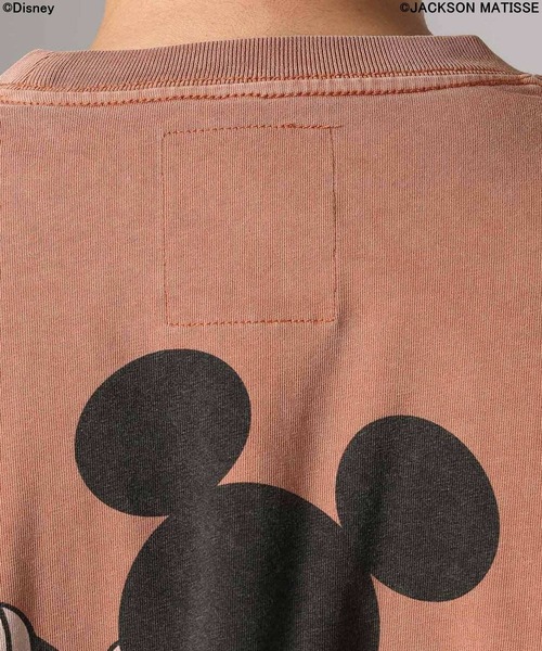 JACKSON MATISSE（ジャクソンマティス）の「【JACKSON MATISSE/BAYFLOW】「ミッキーマウス」デザインTシャツ［ユニセックス］（Tシャツ/カットソー・メンズ・オレンジ/チャコール/オフホワイト・MEDIUM/LARGE）」の9枚目の写真