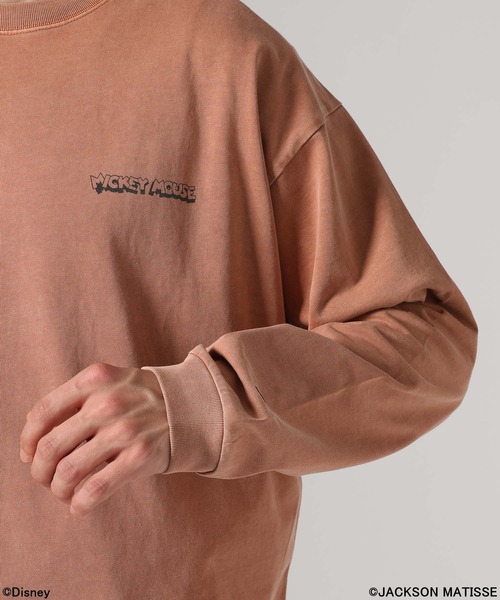 JACKSON MATISSE（ジャクソンマティス）の「【JACKSON MATISSE/BAYFLOW】「ミッキーマウス」デザインTシャツ［ユニセックス］（Tシャツ/カットソー・メンズ・オレンジ/チャコール/オフホワイト・MEDIUM/LARGE）」の10枚目の写真