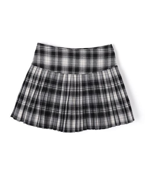 M DOLLY(エムドリー)の「check pleats mirel mini skirt/チェックプリーツミレルミニスカート(スカート・レディース・テラコッタ/ブラウン/ブラック・M/S)」の20枚目の写真