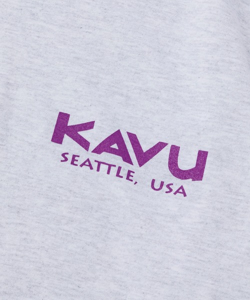 KAVU(カブー)の「KAVU/カブー Carabiner Tee/カラビナ Tシャツ(Tシャツ/カットソー・メンズ・マルーン/アッシュグレー/ライトイエロー・MEDIUM/LARGE/X-LARGE)」の5枚目の写真
