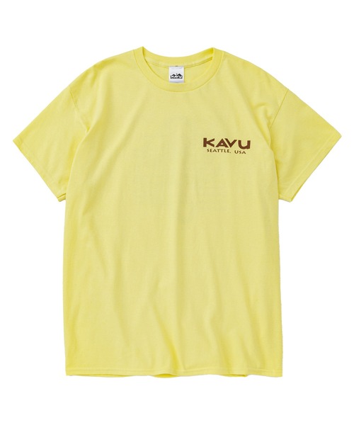 KAVU(カブー)の「KAVU/カブー Carabiner Tee/カラビナ Tシャツ(Tシャツ/カットソー・メンズ・マルーン/アッシュグレー/ライトイエロー・MEDIUM/LARGE/X-LARGE)」の7枚目の写真