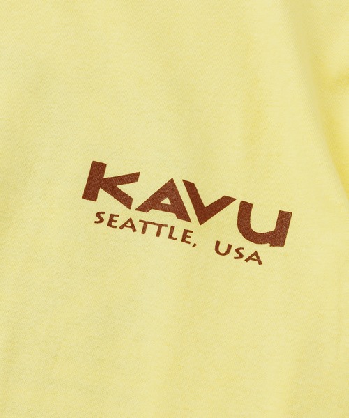 KAVU(カブー)の「KAVU/カブー Carabiner Tee/カラビナ Tシャツ(Tシャツ/カットソー・メンズ・マルーン/アッシュグレー/ライトイエロー・MEDIUM/LARGE/X-LARGE)」の8枚目の写真