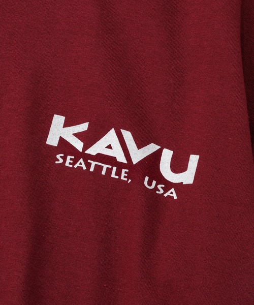 KAVU(カブー)の「KAVU/カブー Carabiner Tee/カラビナ Tシャツ(Tシャツ/カットソー・メンズ・マルーン/アッシュグレー/ライトイエロー・MEDIUM/LARGE/X-LARGE)」の12枚目の写真