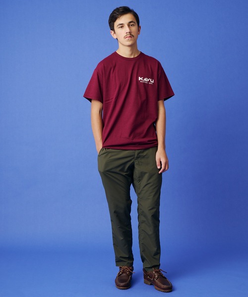 KAVU(カブー)の「KAVU/カブー Carabiner Tee/カラビナ Tシャツ(Tシャツ/カットソー・メンズ・マルーン/アッシュグレー/ライトイエロー・MEDIUM/LARGE/X-LARGE)」の15枚目の写真