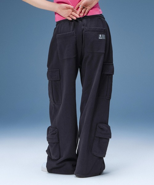 X-girl（エックスガール）の「VARIOUS POCKET SWEATPANTS（スウェットパンツ・レディース・ブラック/オリーブ/アッシュ・S/M）」の10枚目の写真