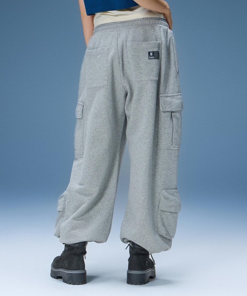 X-girl（エックスガール）の「VARIOUS POCKET SWEATPANTS（スウェットパンツ・レディース・ブラック/オリーブ/アッシュ・S/M）」の13枚目の写真