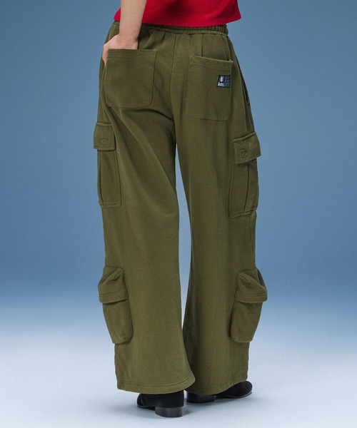 X-girl（エックスガール）の「VARIOUS POCKET SWEATPANTS（スウェットパンツ・レディース・ブラック/オリーブ/アッシュ・S/M）」の17枚目の写真