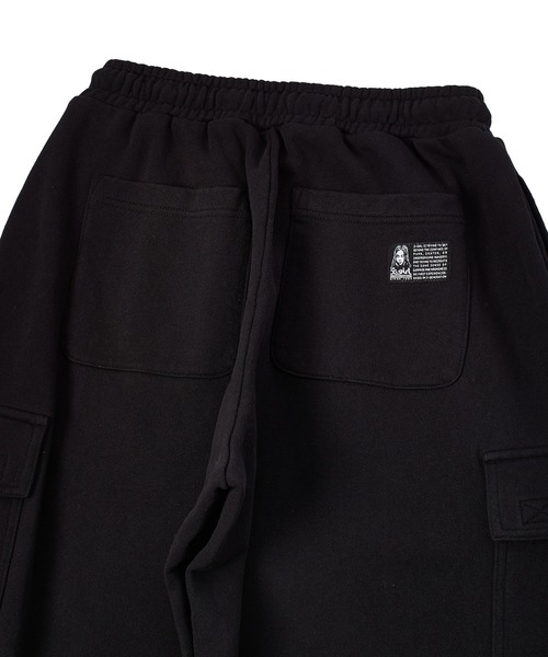 X-girl（エックスガール）の「VARIOUS POCKET SWEATPANTS（スウェットパンツ・レディース・ブラック/オリーブ/アッシュ・S/M）」の4枚目の写真