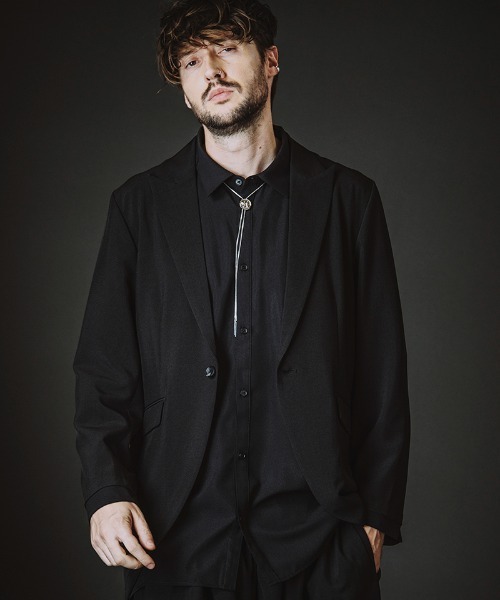 NO ID.（ノーアイディ）の「an2079-ﾒﾀﾙﾙｰﾌﾟﾀｲ(858170-430A)（ネックレス・メンズ・シルバー・ONE SIZE）」の4枚目の写真