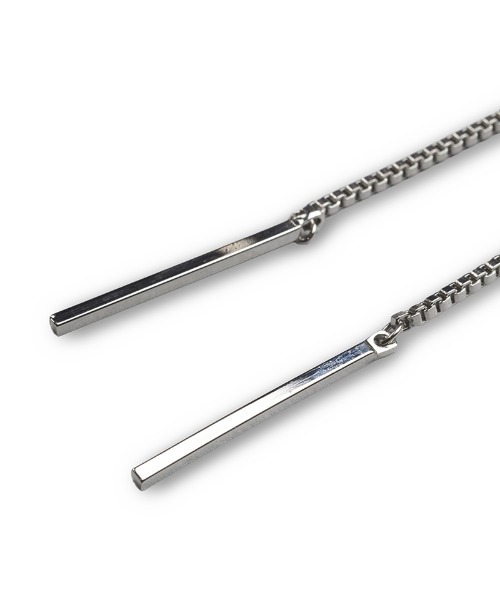 NO ID.（ノーアイディ）の「an2079-ﾒﾀﾙﾙｰﾌﾟﾀｲ(858170-430A)（ネックレス・メンズ・シルバー・ONE SIZE）」の12枚目の写真