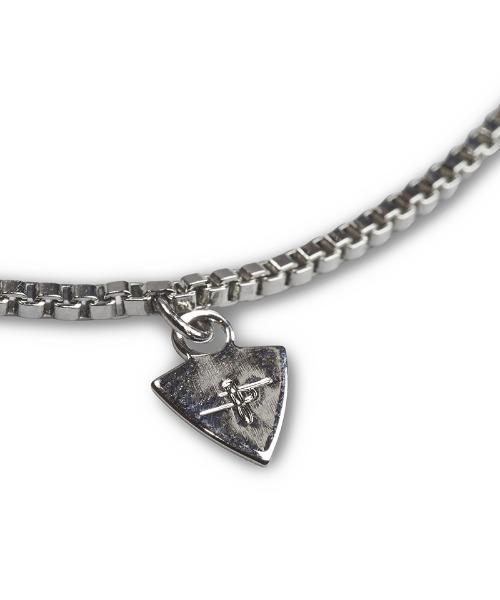 NO ID.（ノーアイディ）の「an2079-ﾒﾀﾙﾙｰﾌﾟﾀｲ(858170-430A)（ネックレス・メンズ・シルバー・ONE SIZE）」の14枚目の写真