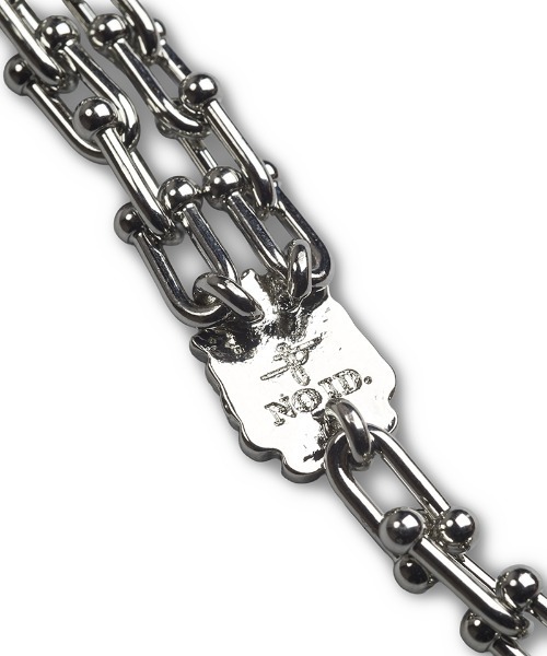 NO ID.（ノーアイディ）の「an2079-ﾒﾀﾙﾙｰﾌﾟﾀｲ(858170-430A)（ネックレス・メンズ・シルバー・ONE SIZE）」の15枚目の写真