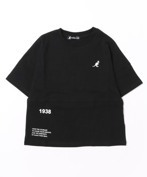KANGOL（カンゴール）の「KANGOLバックプリントTシャツ（Tシャツ/カットソー・キッズ・グレー/ブラック・130cm/140cm/150cm/160cm）」の2枚目の写真