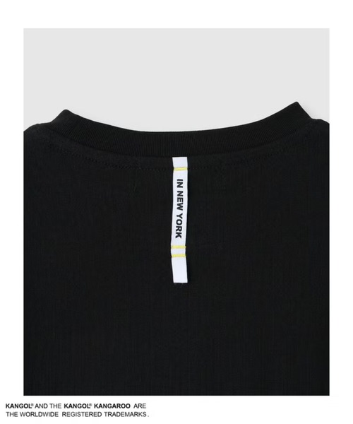 KANGOL(カンゴール)の「KANGOLバックプリントTシャツ(Tシャツ/カットソー・キッズ・グレー/ブラック・130cm/140cm/150cm/160cm)」の4枚目の写真
