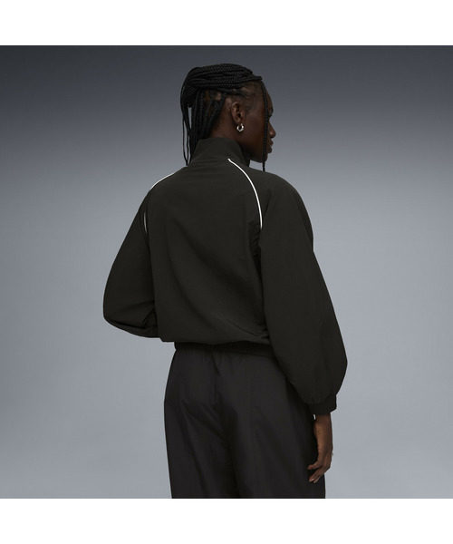 PUMA(プーマ)の「PUMA プーマ ウィメンズ T7 バルーン スリーブ パイピング リラックスド ウ(ブルゾン・レディース・ブラウン系その他4/ブラック・X-LARGE/LARGE/SMALL/MEDIUM)」の6枚目の写真