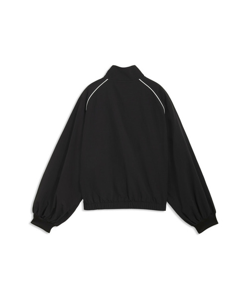 PUMA(プーマ)の「PUMA プーマ ウィメンズ T7 バルーン スリーブ パイピング リラックスド ウ(ブルゾン・レディース・ブラウン系その他4/ブラック・X-LARGE/LARGE/SMALL/MEDIUM)」の3枚目の写真