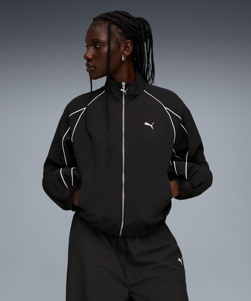 PUMA プーマ ウィメンズ T7 バルーン スリーブ パイピング リラックス