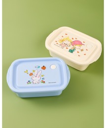 salle de bal（サルデバル）の「【 Ado Mizumori / 水森亜土 】 フードコンテナ シールボックス 2個セット 500ml 　SKE（お弁当箱）」