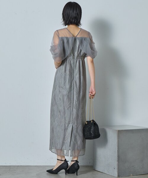 goocy（グーシー）の「【オケージョン】チュール切替ペンシルドレス（ワンピース・レディース・ブラック/ブラウン/グレー・FREE）」の10枚目の写真