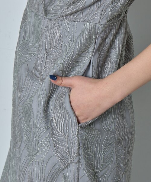 goocy（グーシー）の「【オケージョン】チュール切替ペンシルドレス（ワンピース・レディース・ブラック/ブラウン/グレー・FREE）」の15枚目の写真