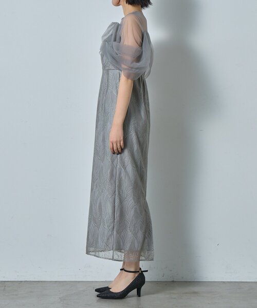 goocy（グーシー）の「【オケージョン】チュール切替ペンシルドレス（ワンピース・レディース・ブラック/ブラウン/グレー・FREE）」の17枚目の写真