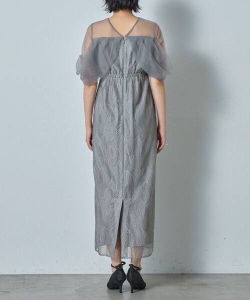 goocy（グーシー）の「【オケージョン】チュール切替ペンシルドレス（ワンピース・レディース・ブラック/ブラウン/グレー・FREE）」の18枚目の写真