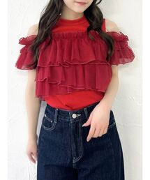 dazzlin | 2WAYスリーブコンパクトトップス(Tシャツ/カットソー)