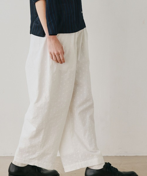 Kelen（ケレン）の「「KELEN / ケレン」刺繍コットンコクーンパンツ（その他パンツ・レディース・ブラック/オフホワイト・M/S）」の16枚目の写真