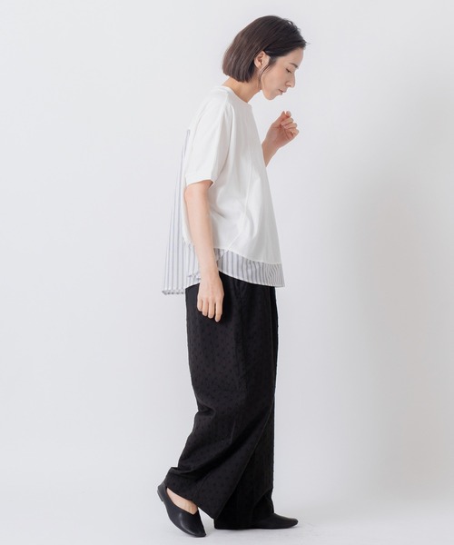 Kelen（ケレン）の「「KELEN / ケレン」刺繍コットンコクーンパンツ（その他パンツ・レディース・ブラック/オフホワイト・M/S）」の20枚目の写真