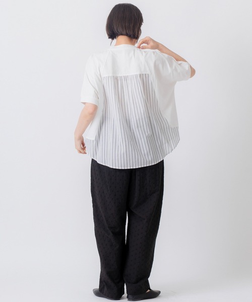 Kelen（ケレン）の「「KELEN / ケレン」刺繍コットンコクーンパンツ（その他パンツ・レディース・ブラック/オフホワイト・M/S）」の21枚目の写真