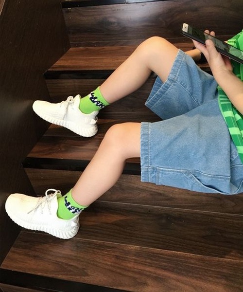 aimoha(アイモハ)の「【aimoha-KIDS-】デニムハーフパンツ (SS)(デニムパンツ・キッズ・ブラック/ブルー・160/150/140/130/120/110)」の5枚目の写真
